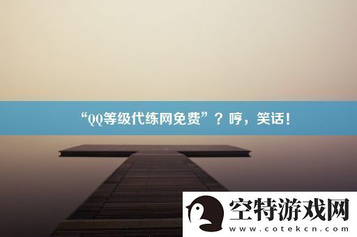 “QQ等级代练网免费”-哼-笑话！！