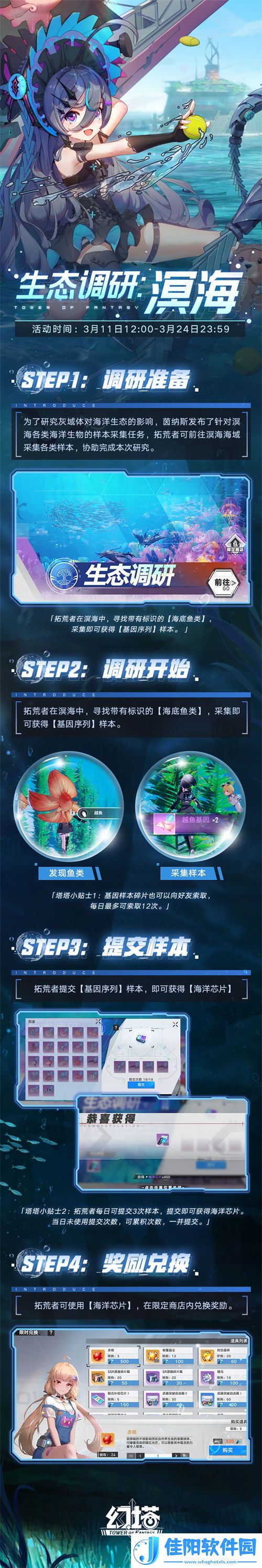 幻塔生态调研溟海活动怎么玩