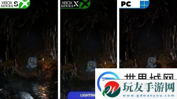 谁更赞-夺宝奇兵：古老之圈XSX/S/PC版画面对比