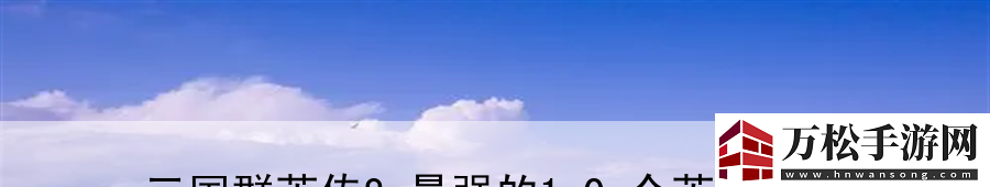 三国群英传8最强的10个英雄武将：游戏内交互与沟通方式