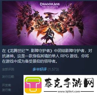 龙腾世纪4Steam多半好评DEI内容碍眼！